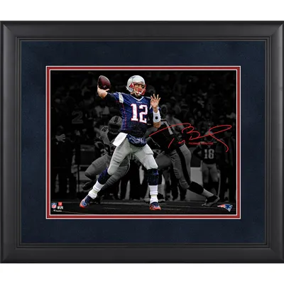 Devin McCourty New England Patriots Facsimile Signature Framed 11 x 14  Spotlight Photograph