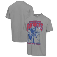 T-shirt unisexe Junk Food Graphite New England Patriots Disney Star Wars Yoda Win We Will