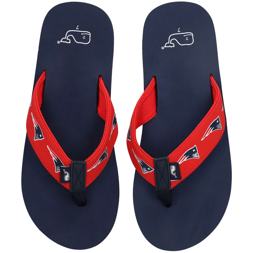 Lids New England Patriots Vineyard Vines Flip Flops