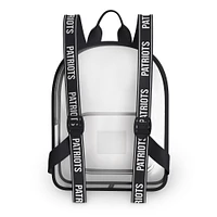 WEAR by Erin Andrews New England Patriots Clear Stadium Backpack