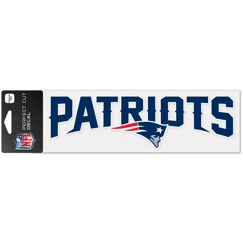 Lids New England Patriots WinCraft 4 x 8 Perfect Cut Team Decal