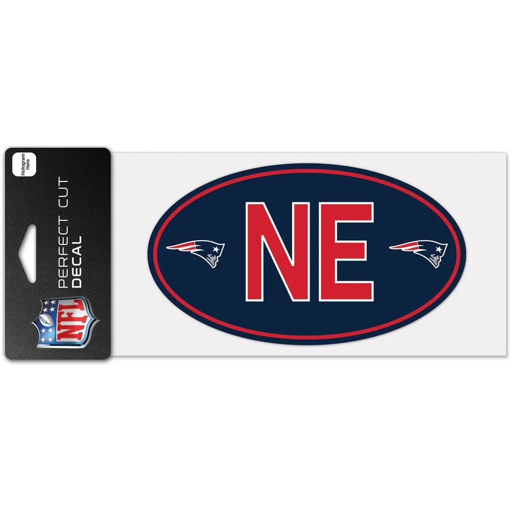 Lids New England Patriots WinCraft 4 x 8 Perfect Cut Team Decal