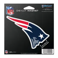 New England Patriots Logo Type Magnet NFL Football Die-cut MAGNET