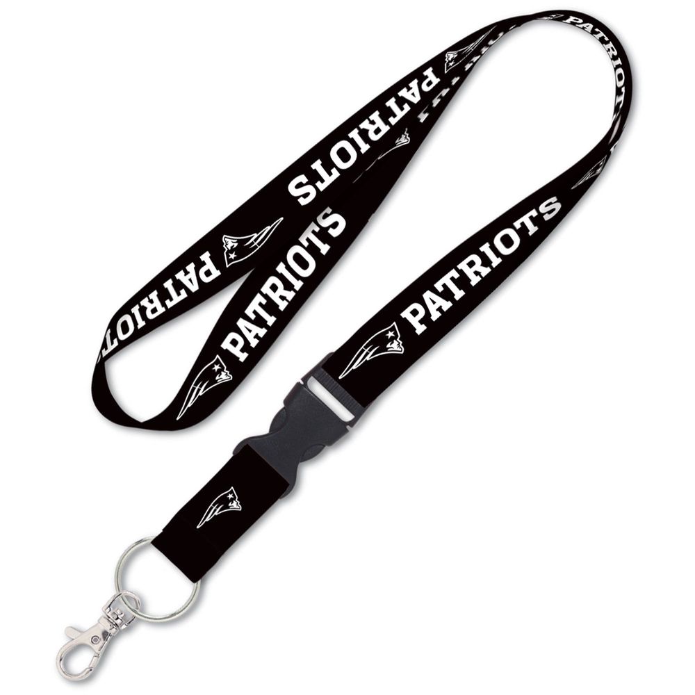 WinCraft New England Patriots Black - Lanyard