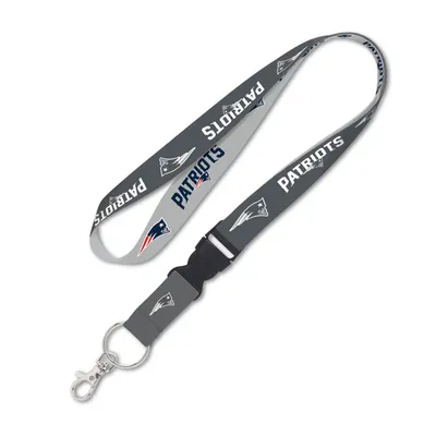 New England Patriots WinCraft Charcoal Buckle Lanyard
