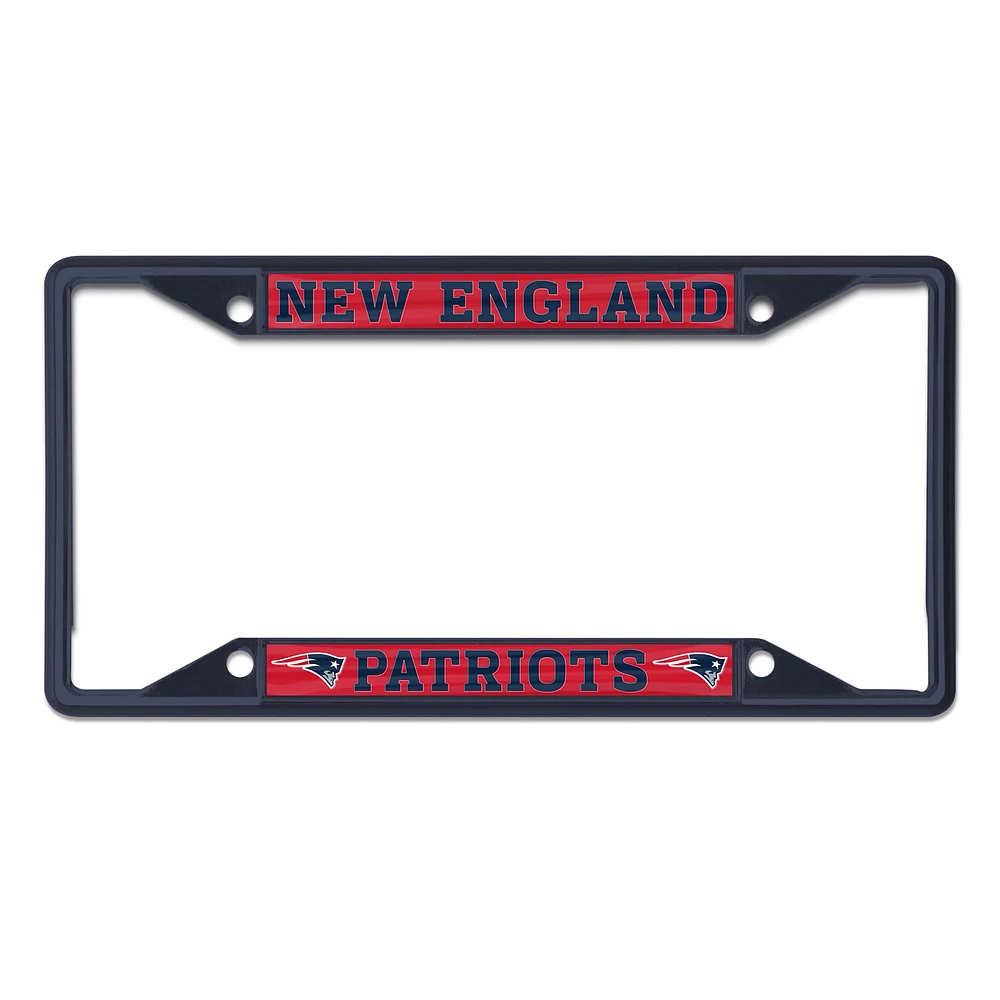 WinCraft New England Patriots Chrome Color License Plate Frame