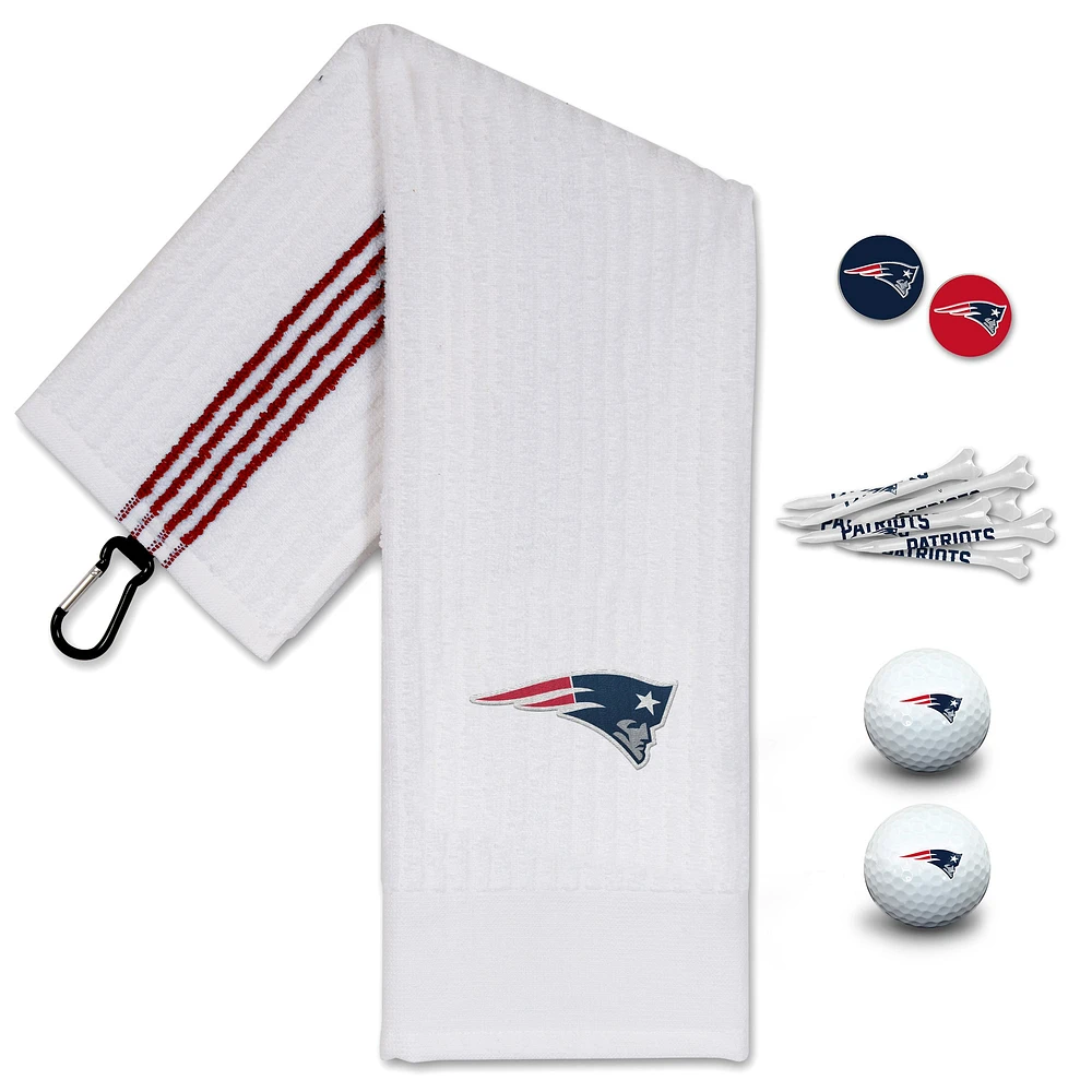 WinCraft New England Patriots Coffret cadeau de golf