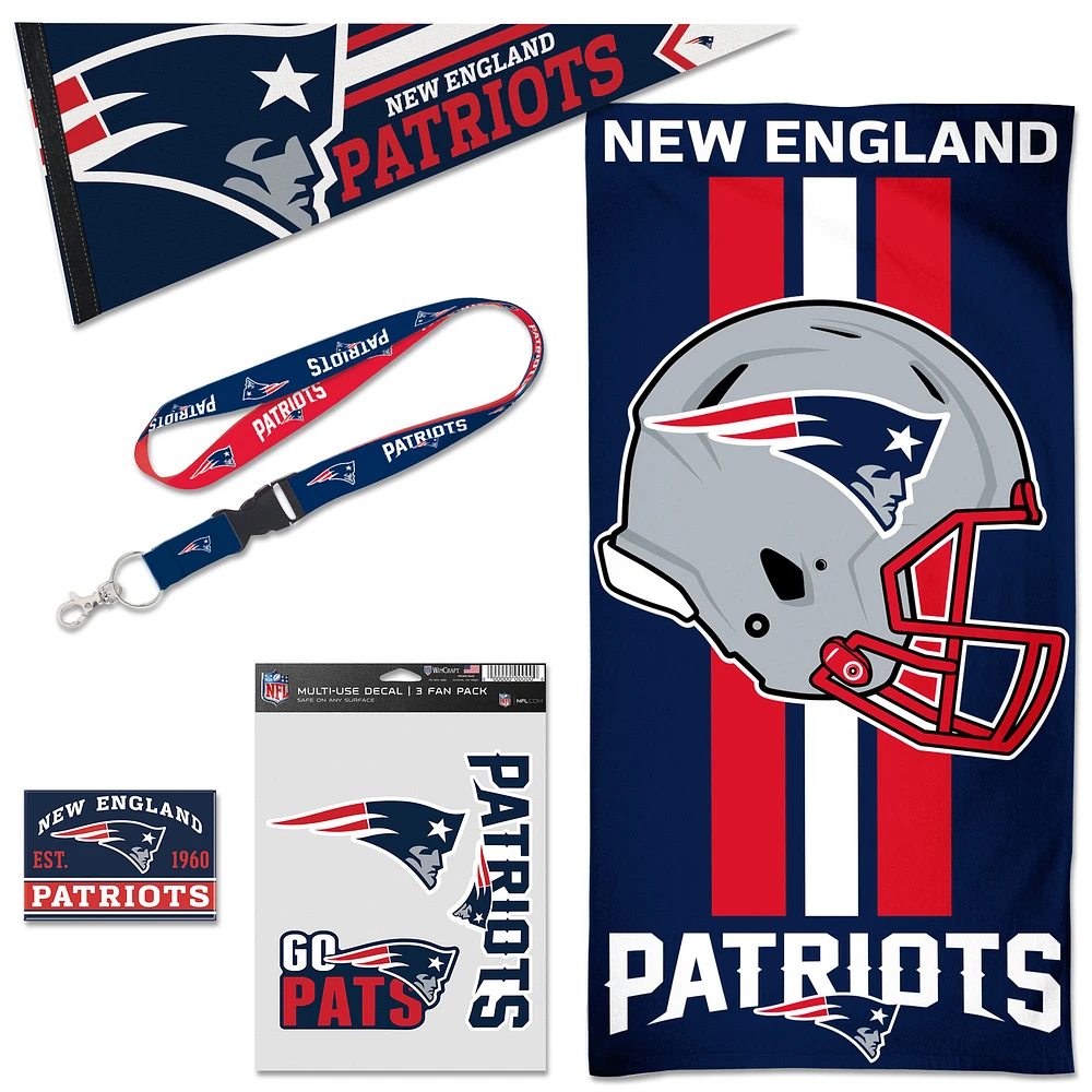 Pack d'accessoires pour ventilateur WinCraft New England Patriots House