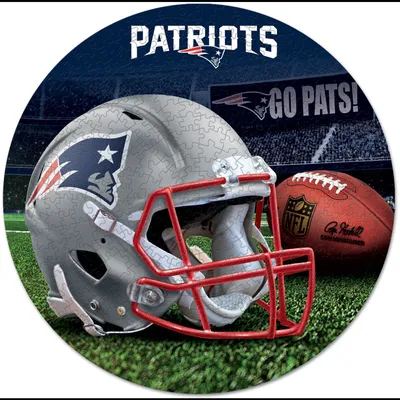 WinCraft New England Patriots Round 500-Piece Puzzle