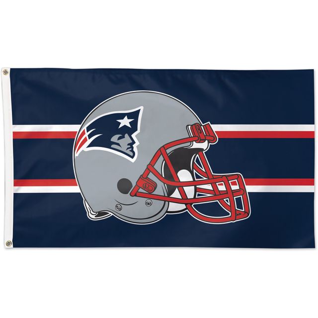 Drapeau de casque de luxe WinCraft New England Patriots 3 pi x 5 pi