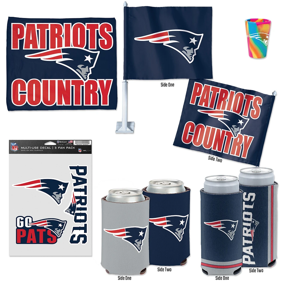 Pack Gameday de six pièces WinCraft New England Patriots