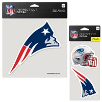 WinCraft New England Patriots Three-Pack Perfect Cut Decals