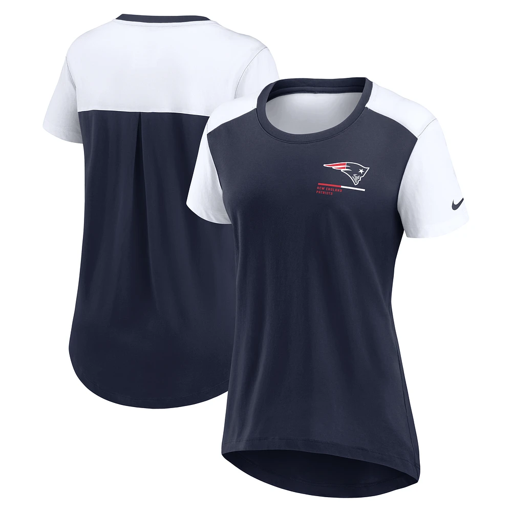 Women's Nike  Navy New England Patriots Performance Fashion T-Shirt