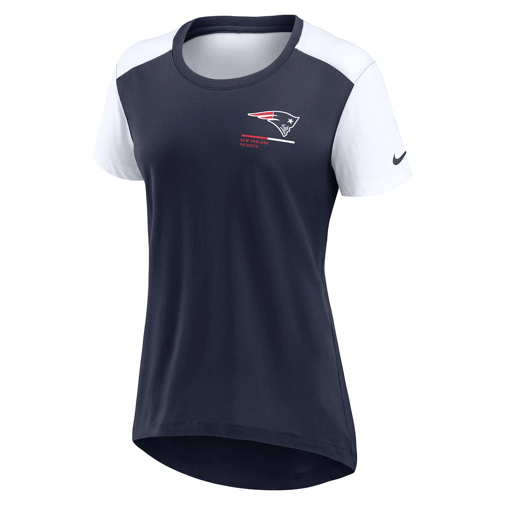 Women's Nike  Navy New England Patriots Performance Fashion T-Shirt
