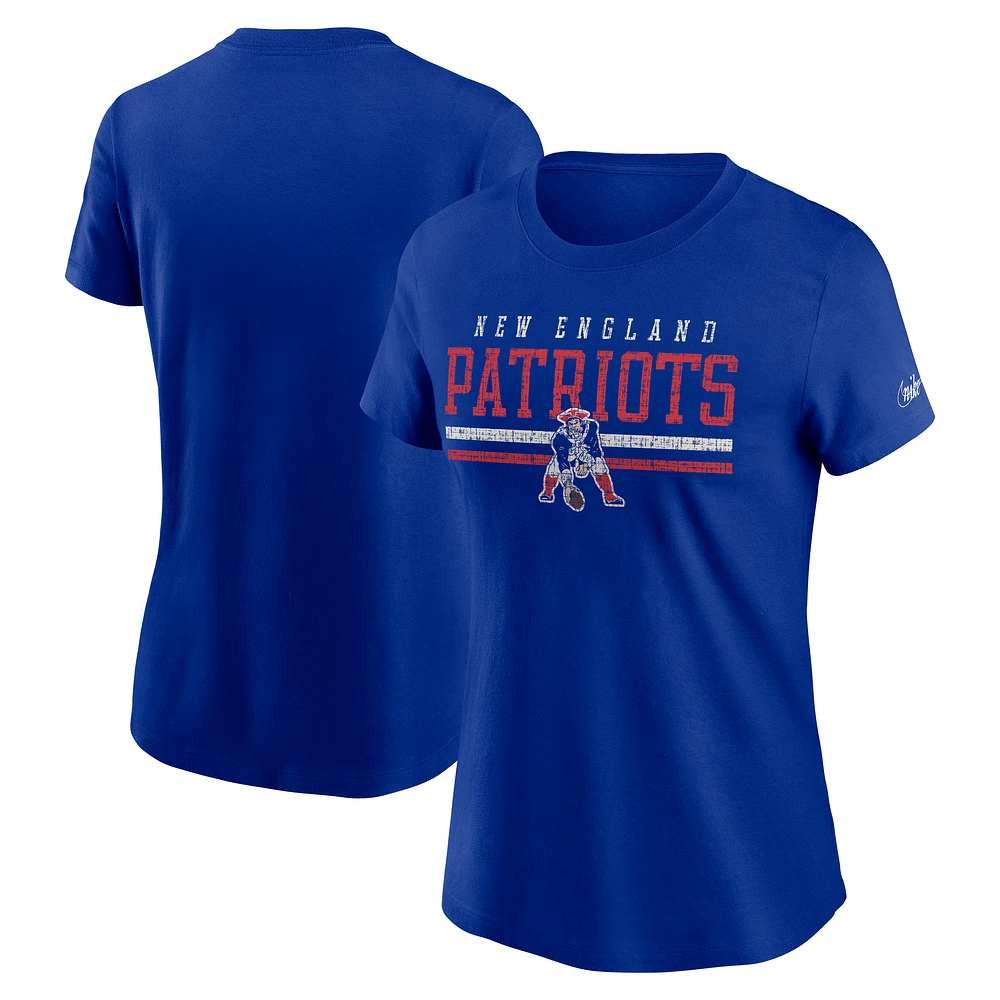 Women's Nike  Royal New England Patriots Historic T-Shirt