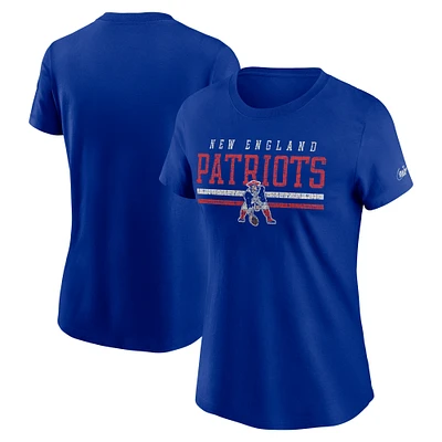 Women's Nike  Royal New England Patriots Historic T-Shirt