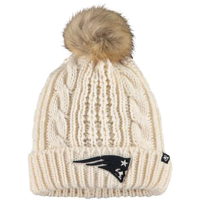 New England Patriots '47 Women's Meeko Cuffed Knit Hat - Cream
