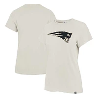 Women's '47 Cream New England Patriots Panthera Frankie T-Shirt