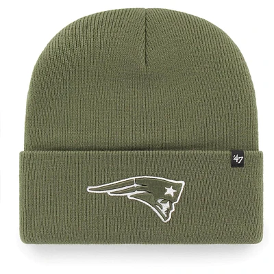 Bonnet en tricot à revers Haymaker '47 vert New England Patriots pour femmes