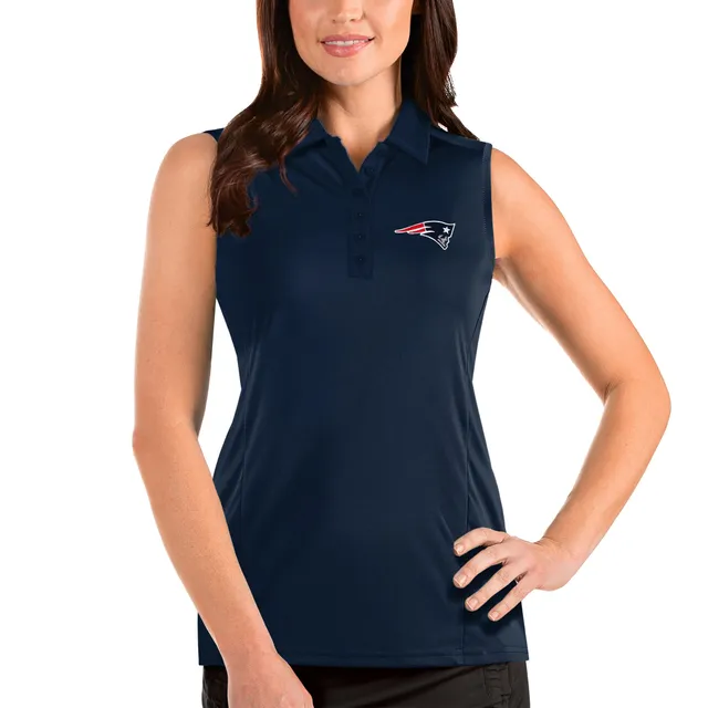 Women's Antigua Navy/White New England Patriots Play Long Sleeve T-Shirt Size: Medium