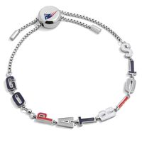 Women's BaubleBar New England Patriots Slogan Pull-Tie Bracelet