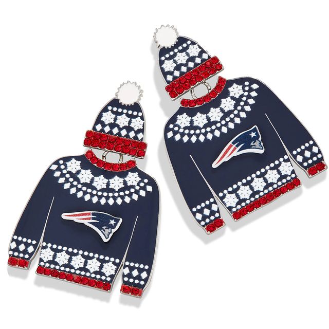 Boucles d'oreilles pull BaubleBar New England Patriots pour femme