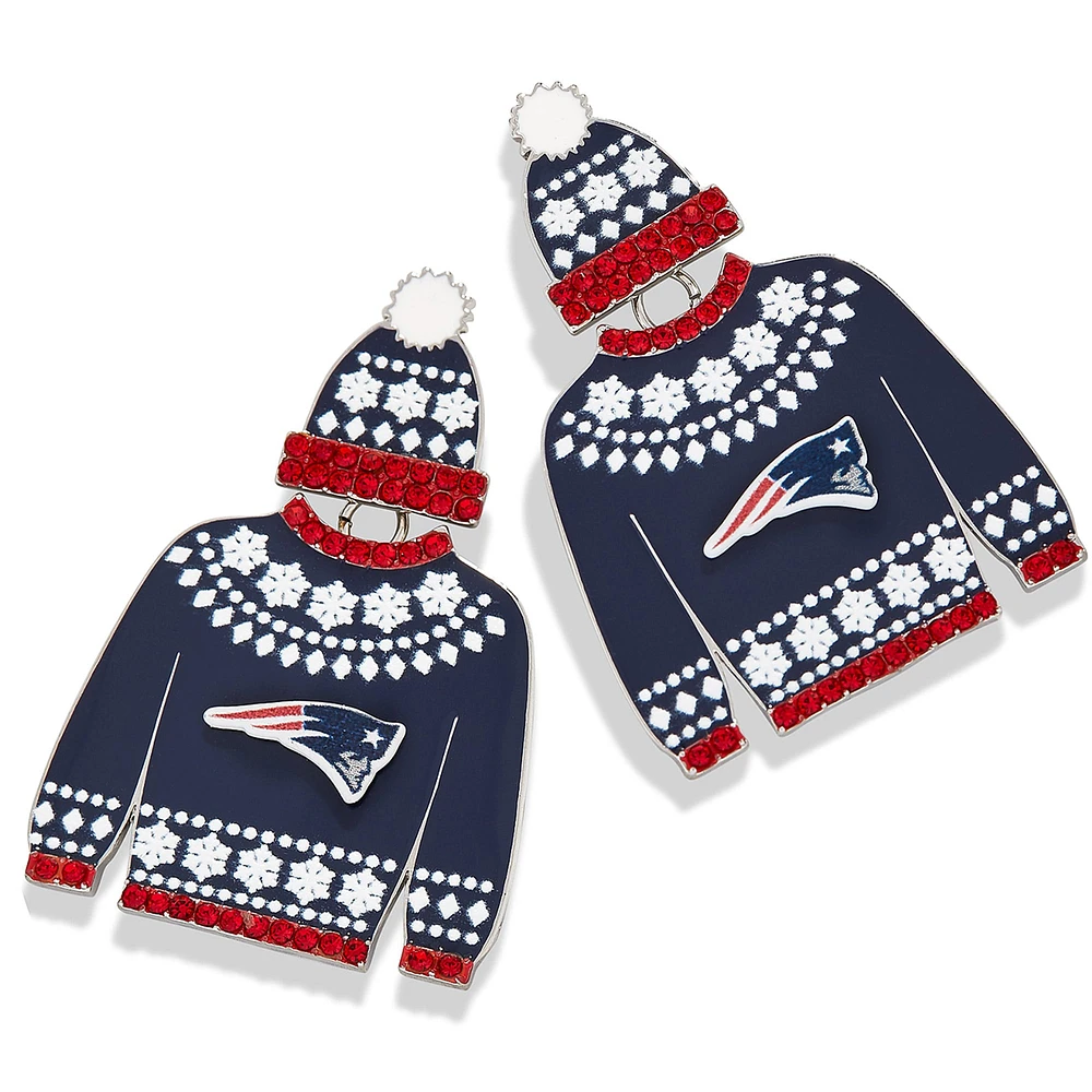 Women's BaubleBar New England Patriots Sweater Earrings