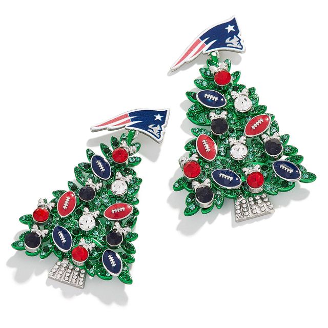 Boucles d'oreilles arbre BaubleBar New England Patriots pour femme