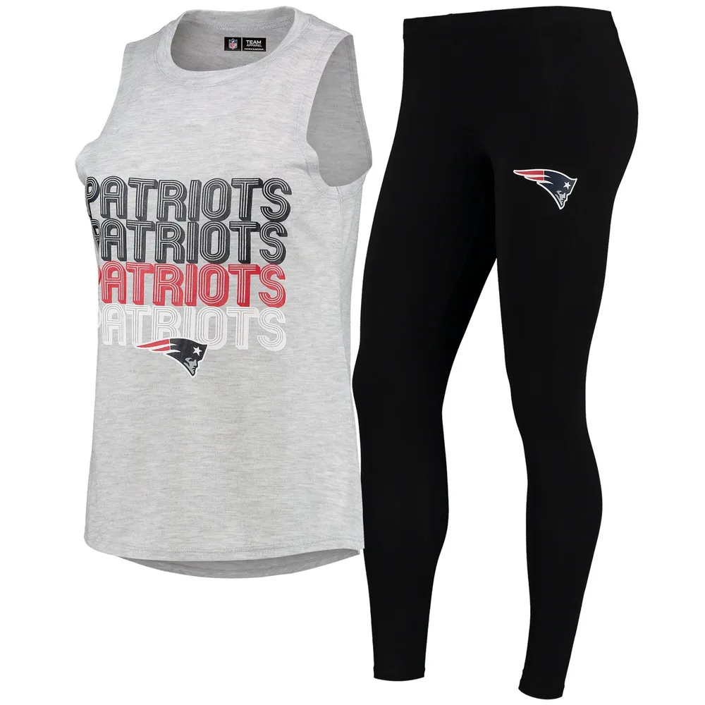 Lids New England Patriots Concepts Sport Women's Profound Tank Top & Leggings  Sleep Set - Heathered Gray/Black