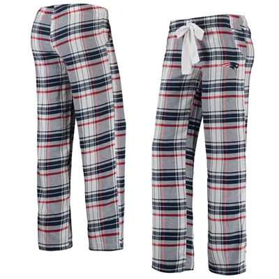 New England Patriots Concepts Sport Women's Accolade Flannel Pants - Navy/Red