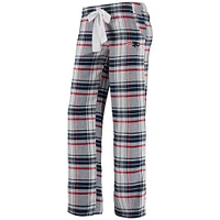 Concepts Sport - Pantalon en flanelle Accolade des Patriots de la Nouvelle-Angleterre bleu marine/rouge pour femme