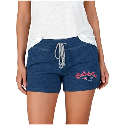 New England Patriots Concepts Sport Women's Mainstream Terry Shorts - Navy