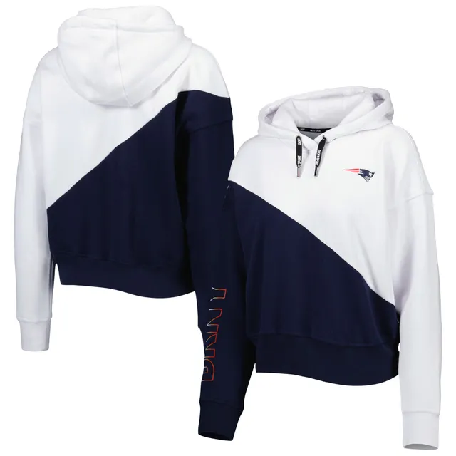 Lids New England Patriots DKNY Sport Women's Debbie Dolman Raglan Pullover  Hoodie - Heather Gray