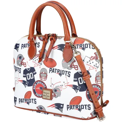New England Patriots Dooney & Bourke Women's Gameday Zip Zip Satchel