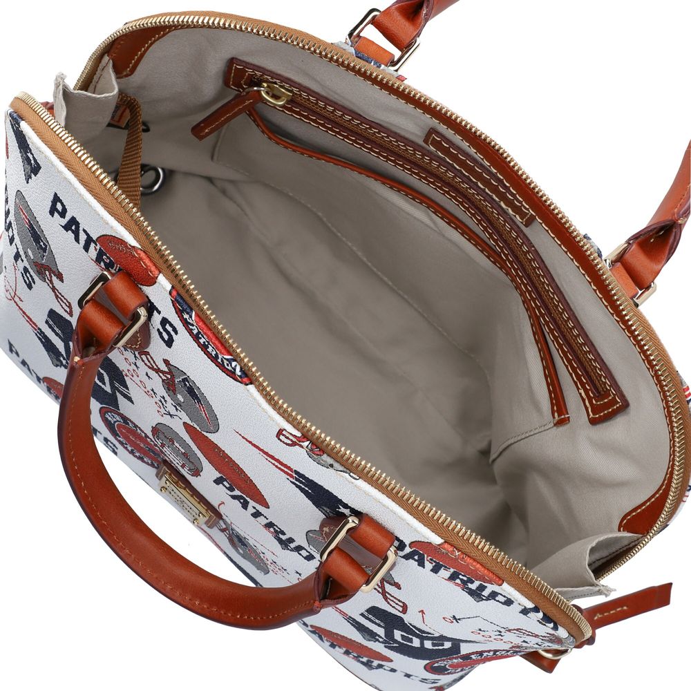 Women's Dooney & Bourke New England Patriots Gameday Zip Zip Satchel