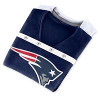 Women's Fanatics Branded White/Navy New England Patriots