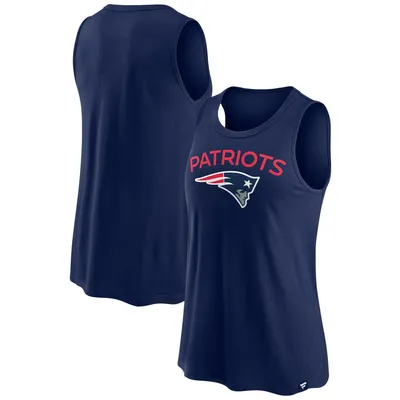 Women's Fanatics Branded White/Navy New England Patriots