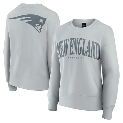 Sweat-shirt à capuche gris fanatiques pour femmes New England Patriots Elements