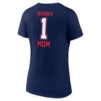 T-shirt à col en V pour la fête des mères New England Patriots Fanatics femmes