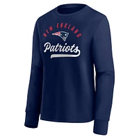 Women's Fanatics Navy New England Patriots Ultimate Style - Pullover Sweatshirt