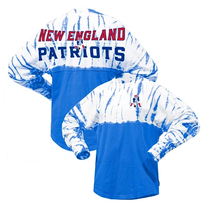 Women's Fanatics Royal New England Patriots Vintage Bamboo Spirit Jersey Long Sleeve T-Shirt