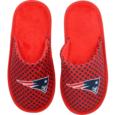 New England Patriots FOCO Women's Big Logo Scuff Slippers