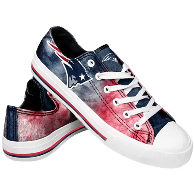 Lids New York Mets FOCO Women's Big Logo Tie-Dye Canvas Sneakers