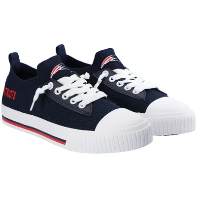 New England Patriots FOCO Women's Knit Canvas Fashion Sneakers