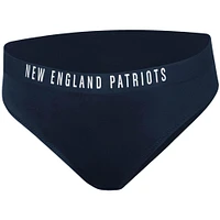 Women's G-III 4Her by Carl Banks Navy New England Patriots All-Star Bikini Bottom