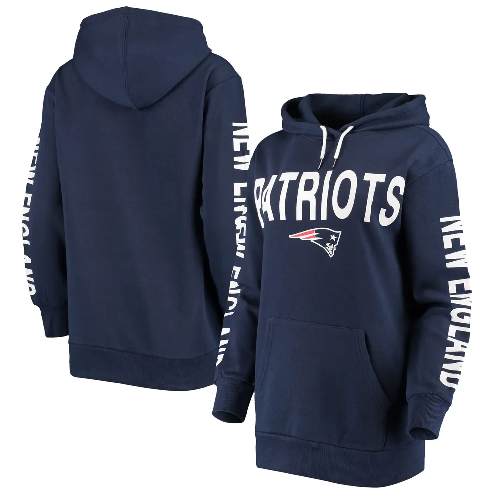 Lids New England Patriots G-III 4Her by Carl Banks Women's Extra Point Pullover  Hoodie - Navy