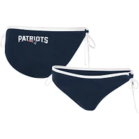 Bas de bikini Perfect Match G-III 4Her par Carl Banks pour femmes, bleu marine, New England Patriots