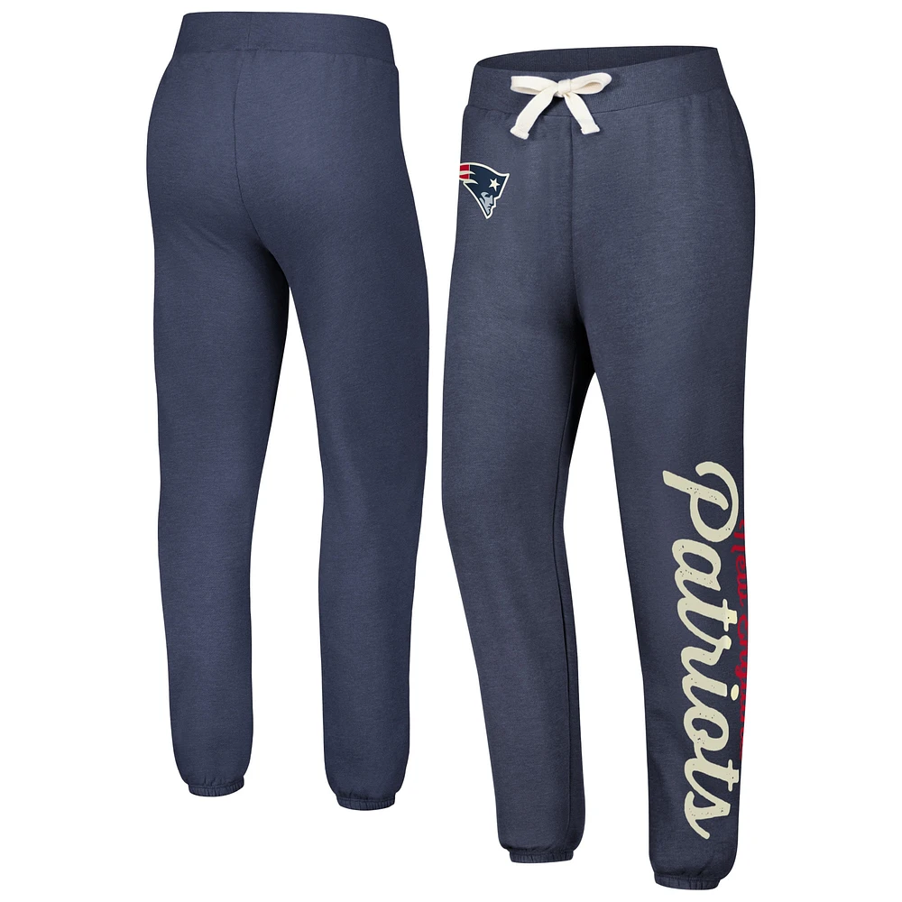 Women's G-III 4Her by Carl Banks Navy New England Patriots Scrimmage Fleece Pants