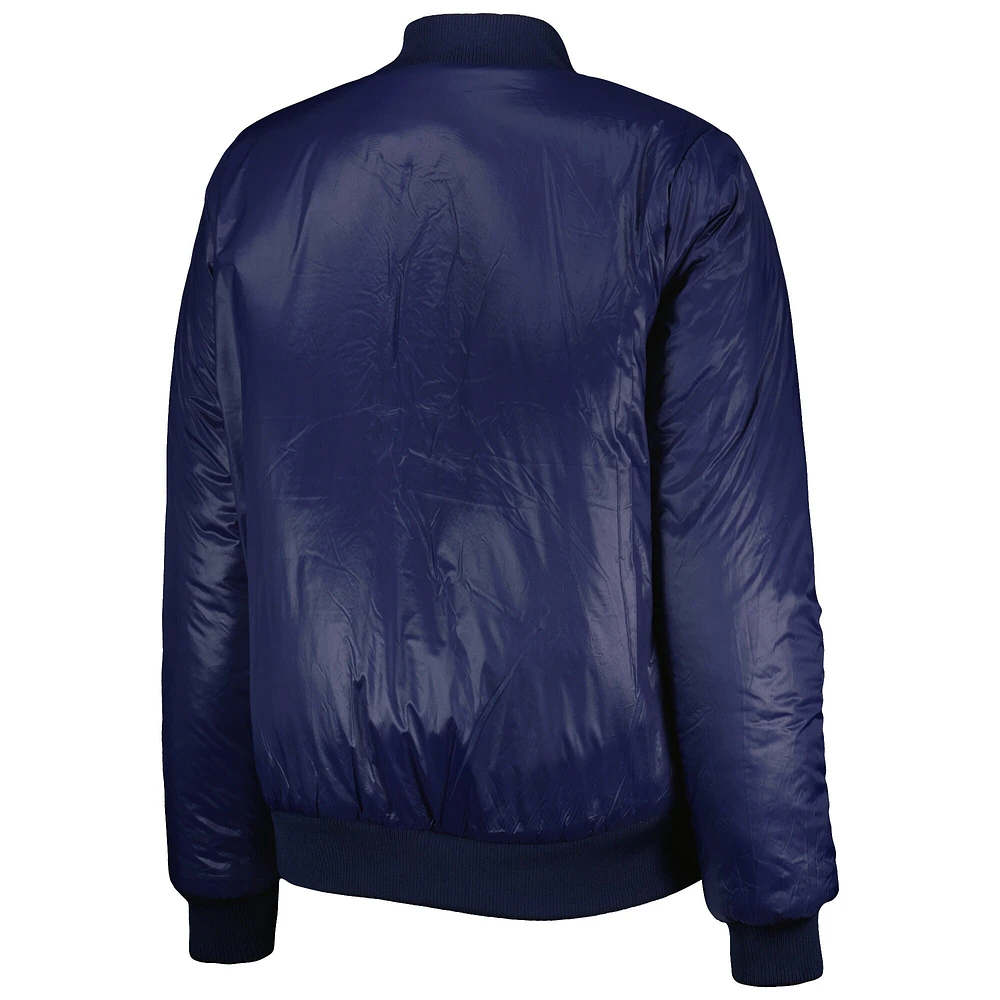 Veste réversible pour femme G-III 4Her by Carl Banks Oatmeal/Navy New England Patriots Switchback Full-Zip