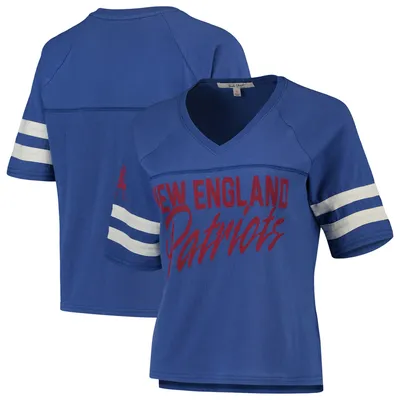 Lids New England Patriots Junk Food Women's Champions Crop Top T-Shirt -  Red